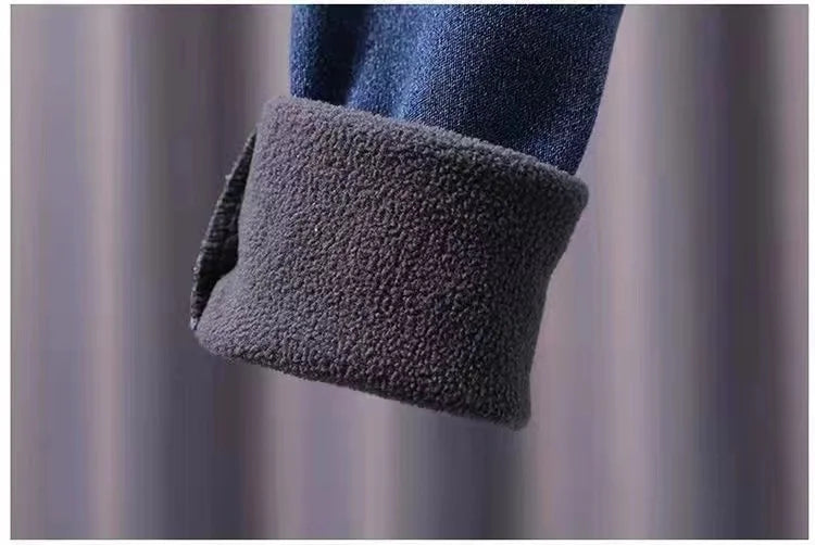 Fleece Denim Jean
