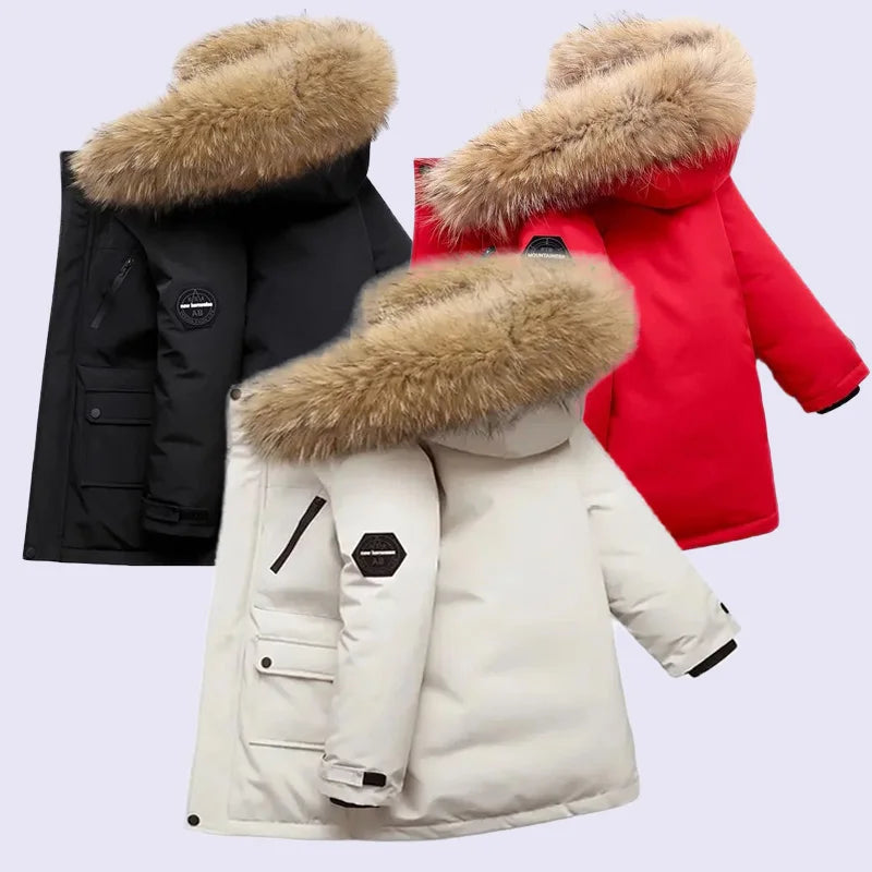 Fur Lining Parka Jacket