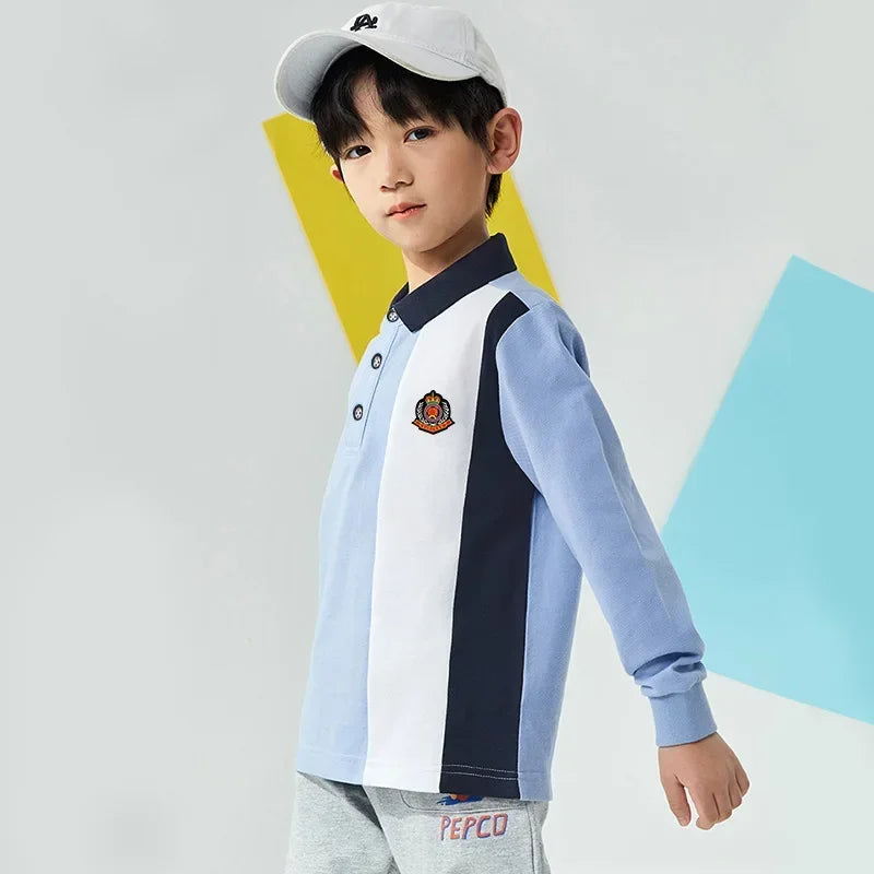 Contrast Collar Polo Tee