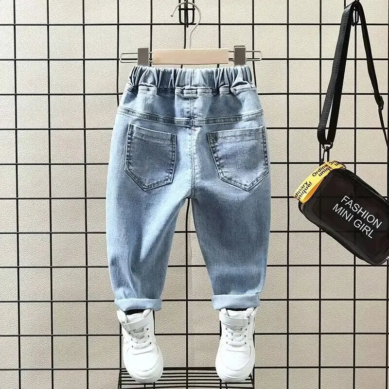 Graphic Patchwork Loose Fit Jean