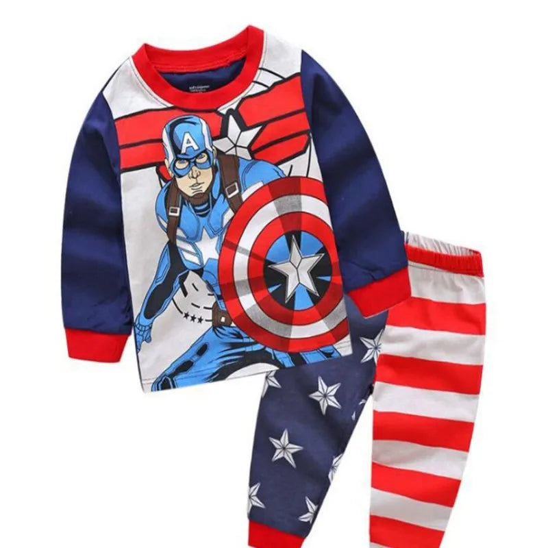 Captain America Long Sleeve Pajama
