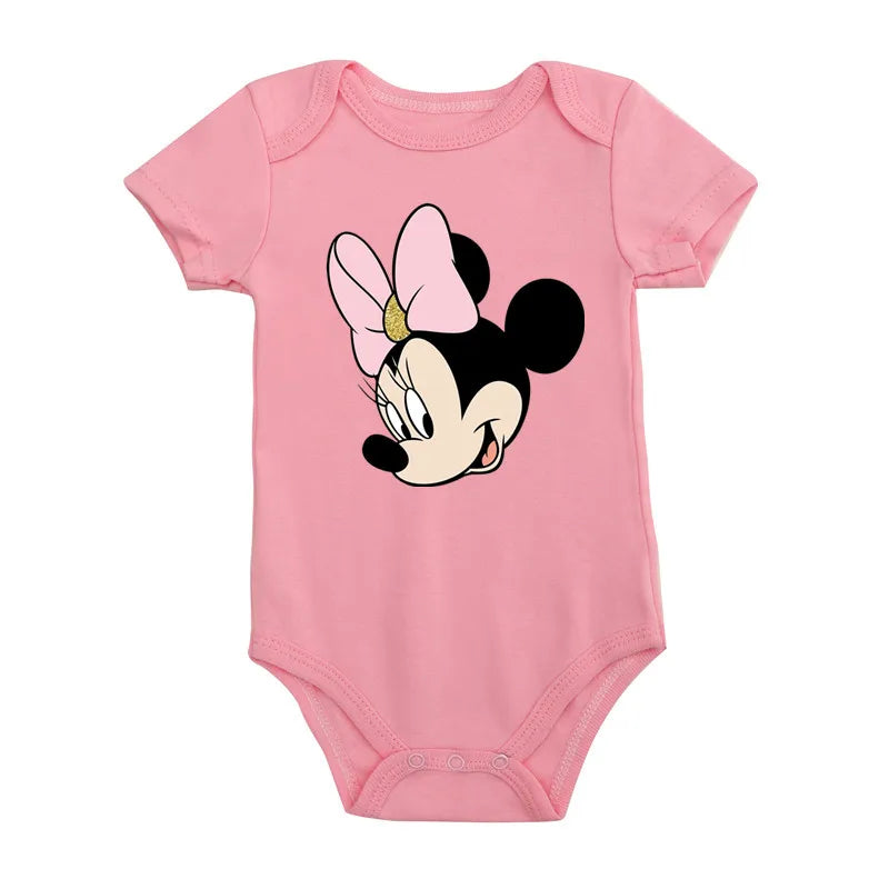 Pink Minnie Mouse Onesie