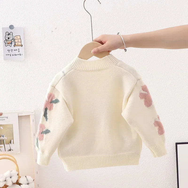 Floral Knit Sweater