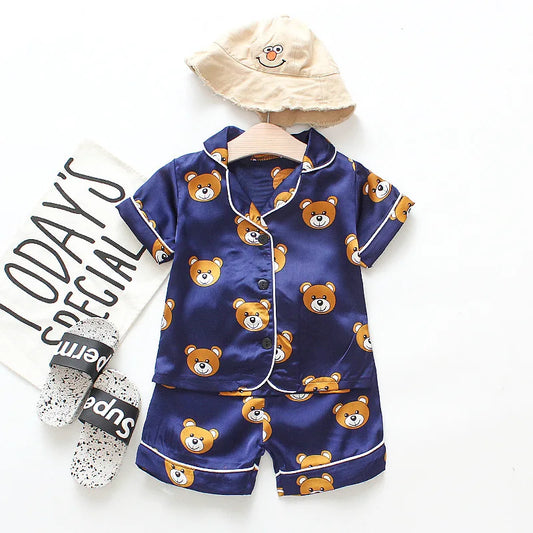 Little Bear Silk Pajama