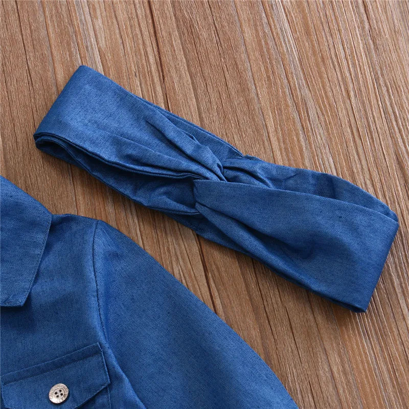 Twirling Denim Princess Set