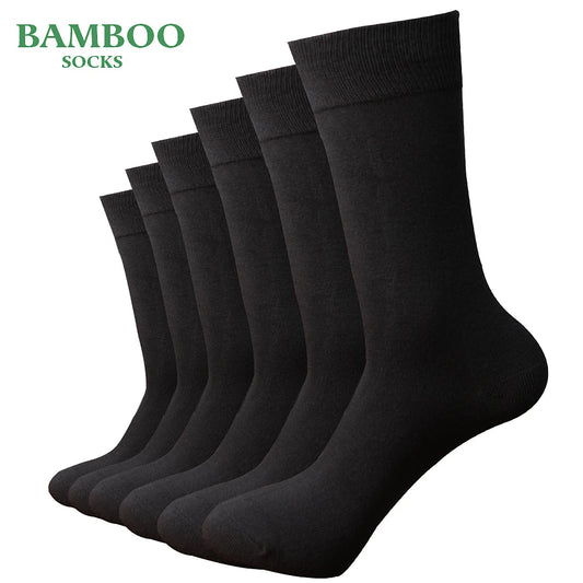 Black Bamboo Socks