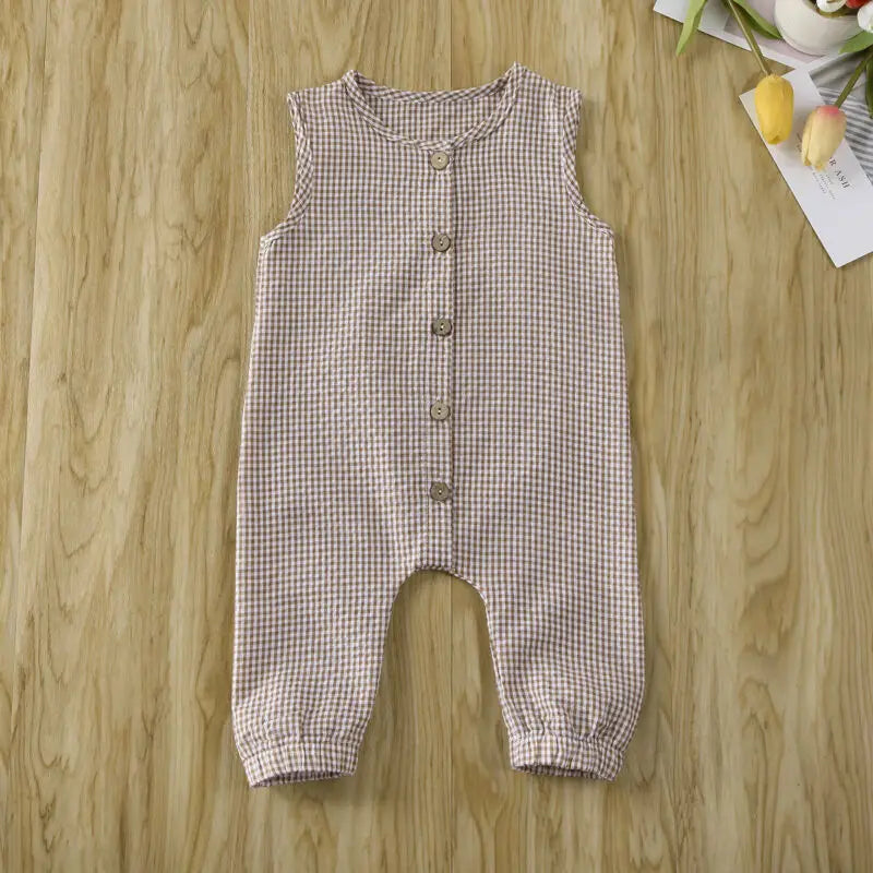 Little Plaid Jumpsuit