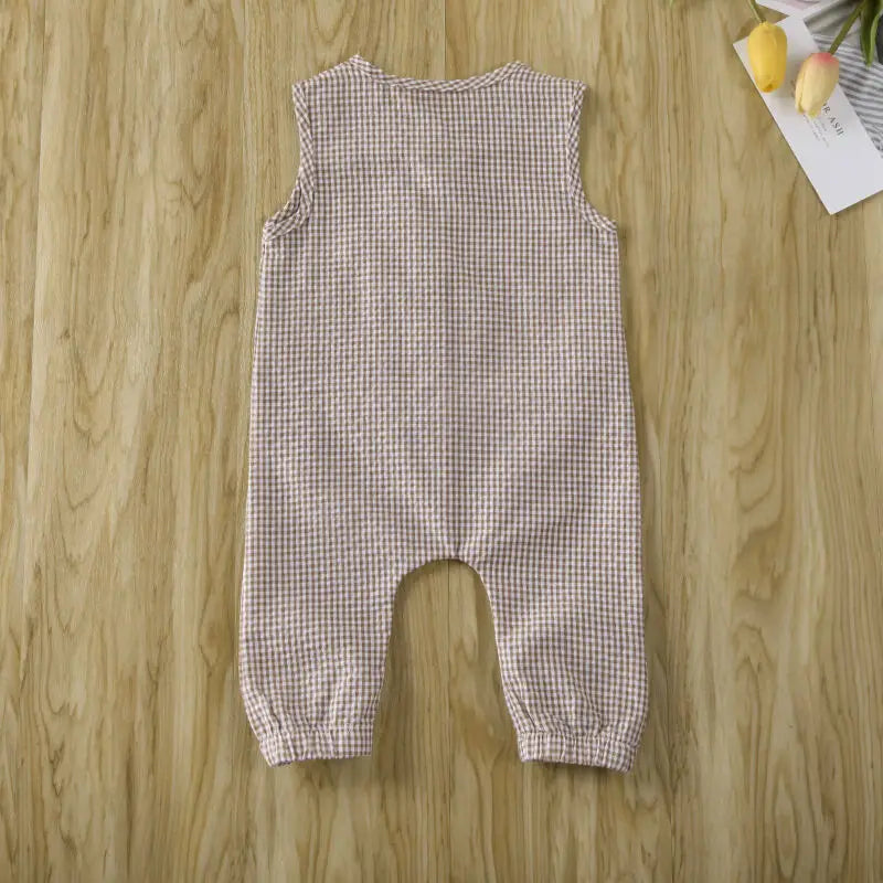 Little Plaid Jumpsuit