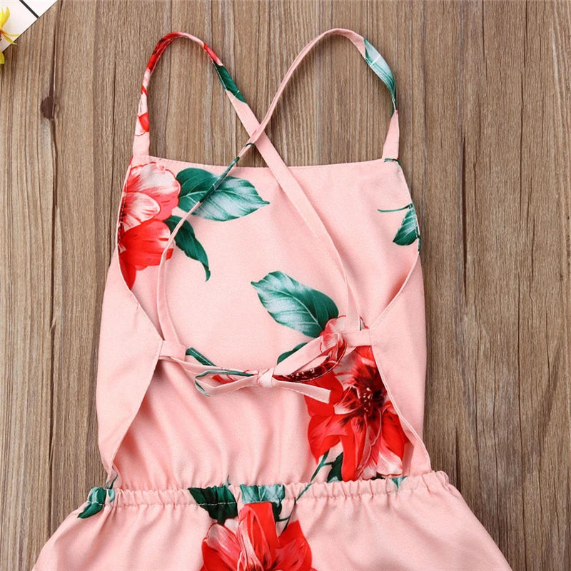 Floral High Low Dress