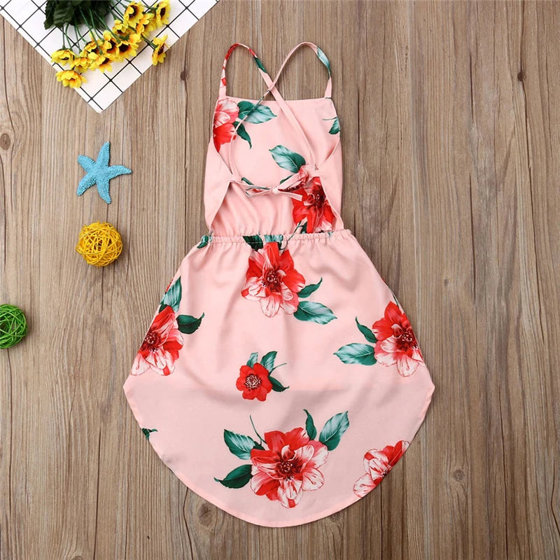 Floral High Low Dress