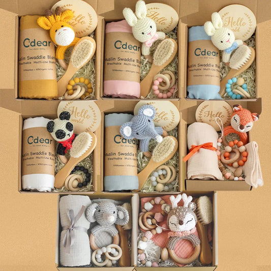Molar Teether & Rattle Gift Box