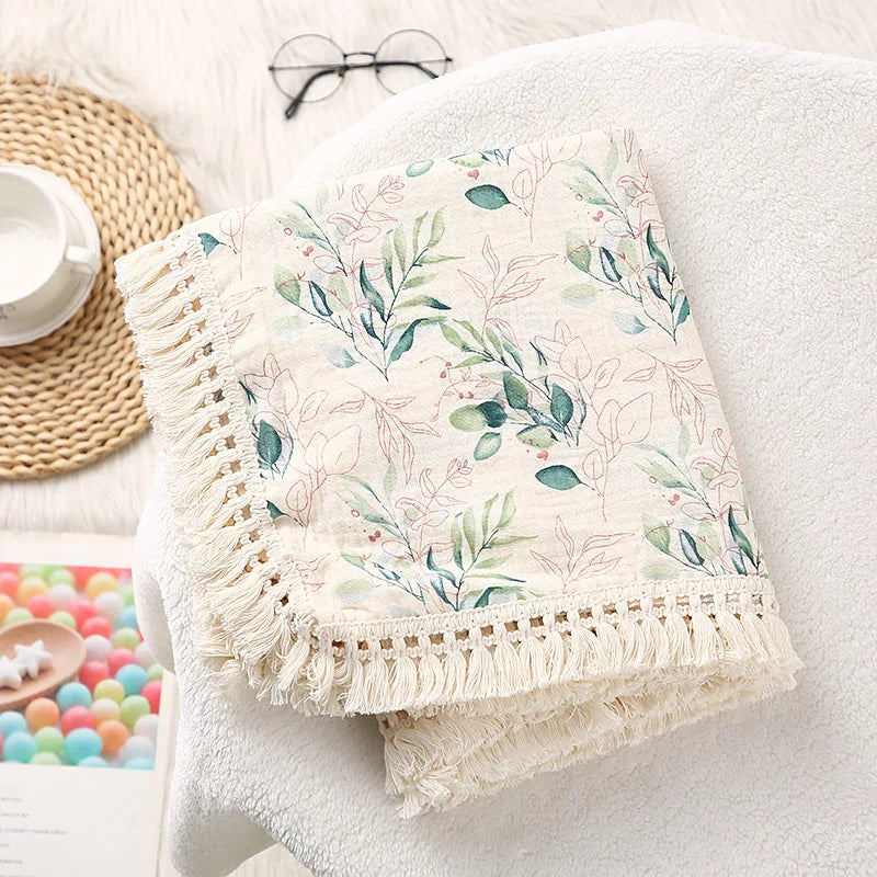 Bear Hug Muslin Blanket
