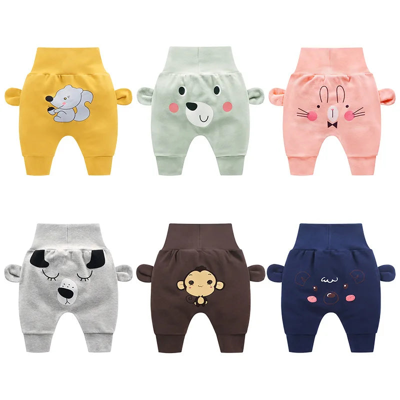 High Waist Animal Trousers
