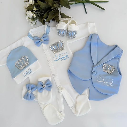 Little Gentleman 6-Piece Baby Set