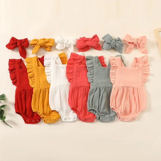 Little Sprout Muslin Romper