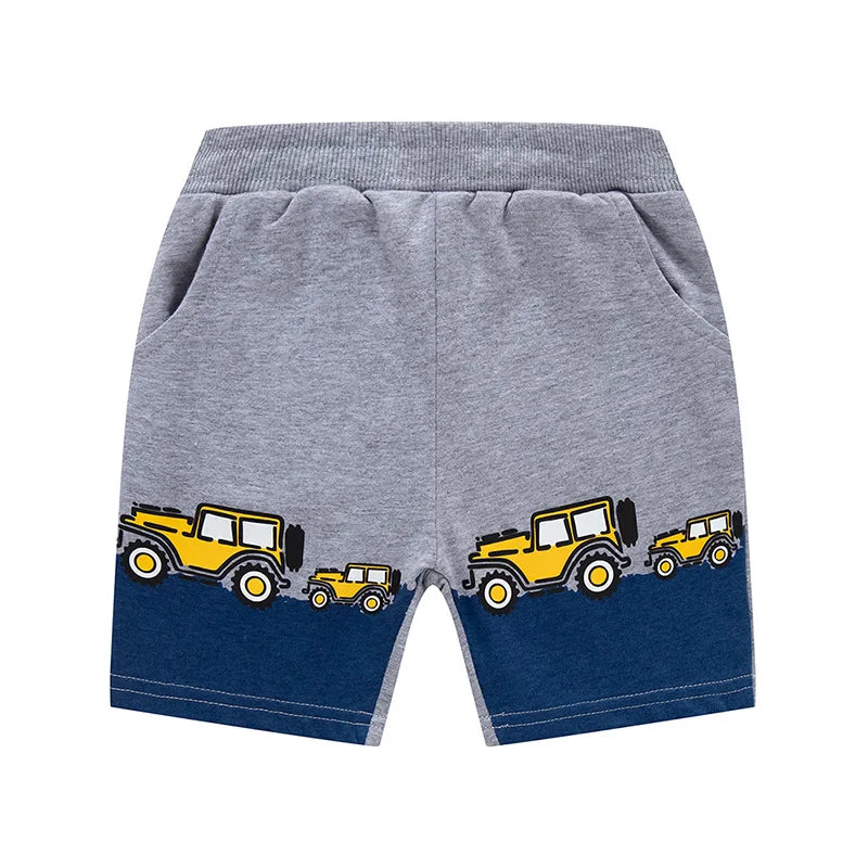 Car Print Shorts