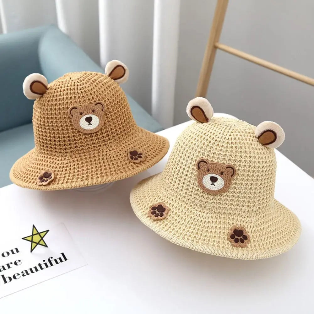 Bear Straw Sun Hat