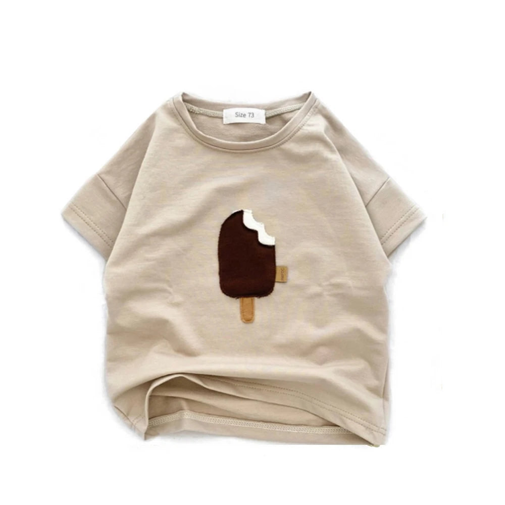 Ice Cream Patch Tee Set