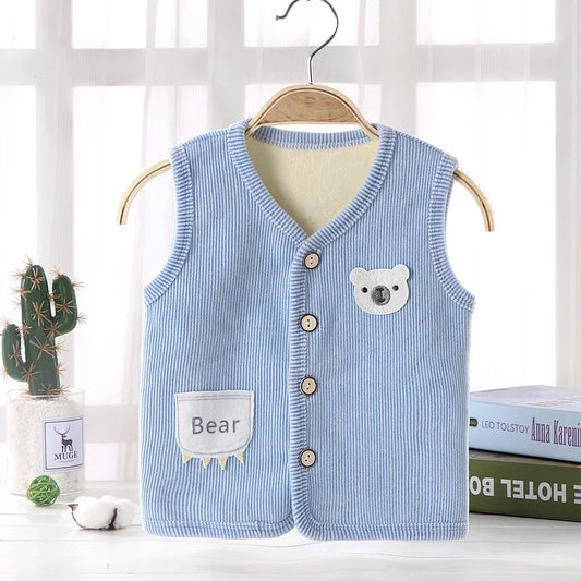 Pastel Bear Knit Vest