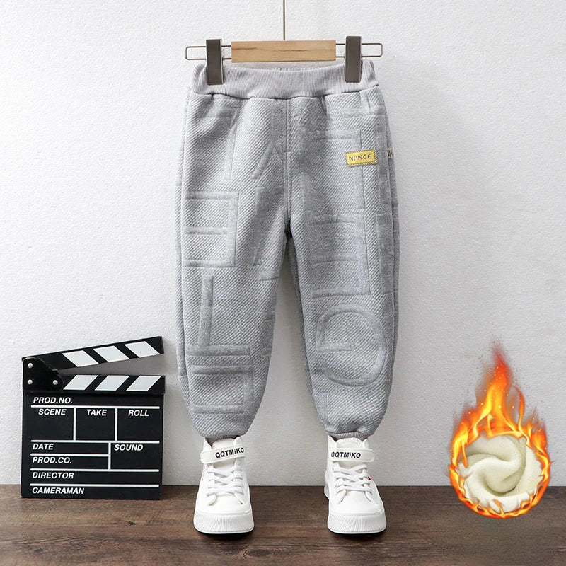 Thick Letter Print Sweatpants