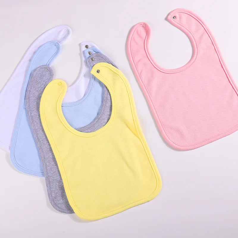 6-Pack Cotton Drool & Teething Bibs