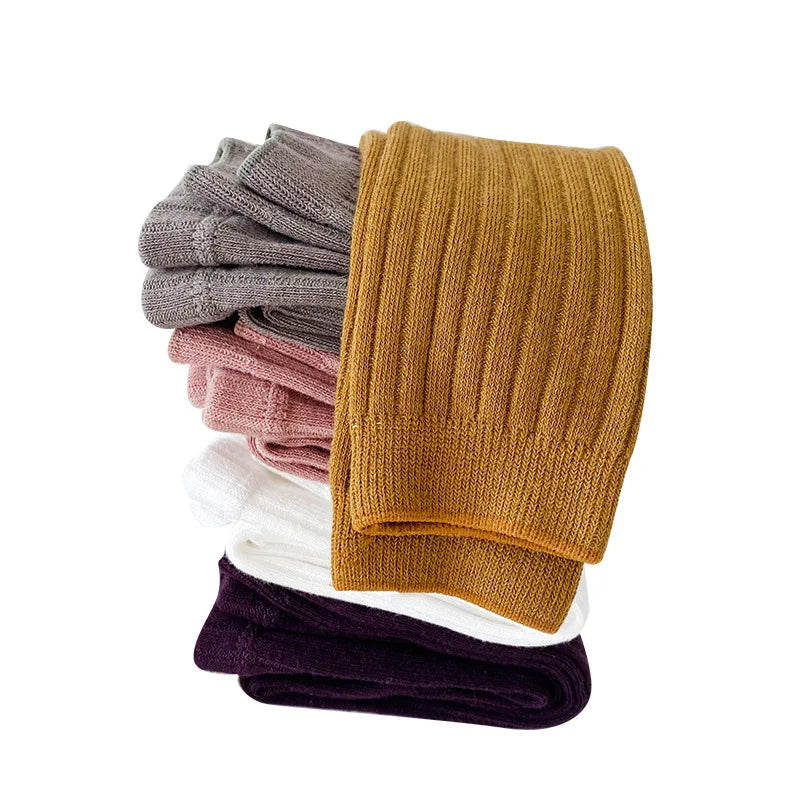 Ribbed Cotton Leggings