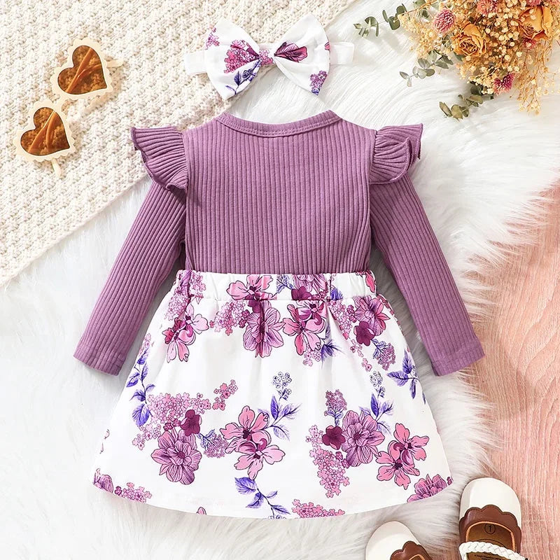 Floral Suspender Dress