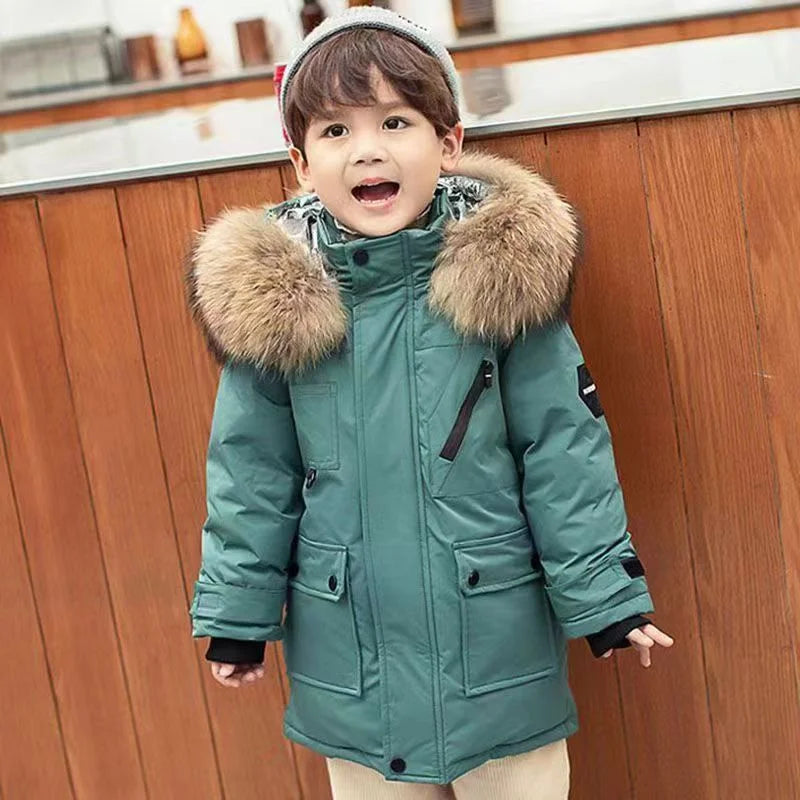 Fur Lining Parka Jacket