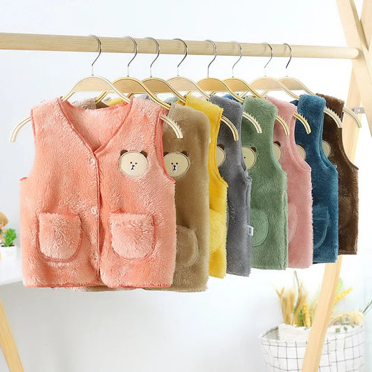 Velvet Bear Vest