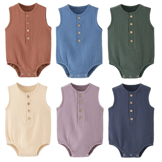 SoftSprout Sleeveless Jumpsuit