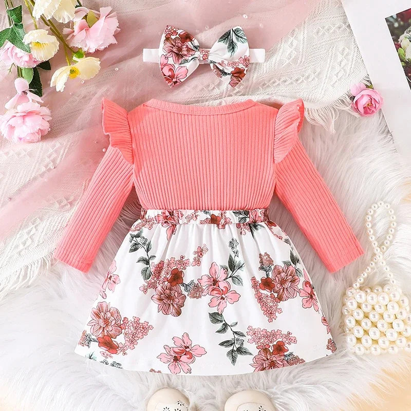 Floral Suspender Dress