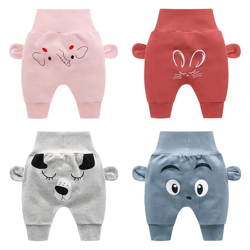 High Waist Animal Trousers