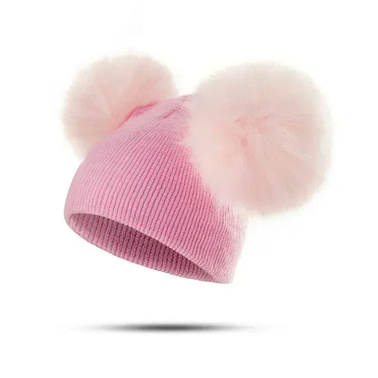 Knitted Pompom Beanie