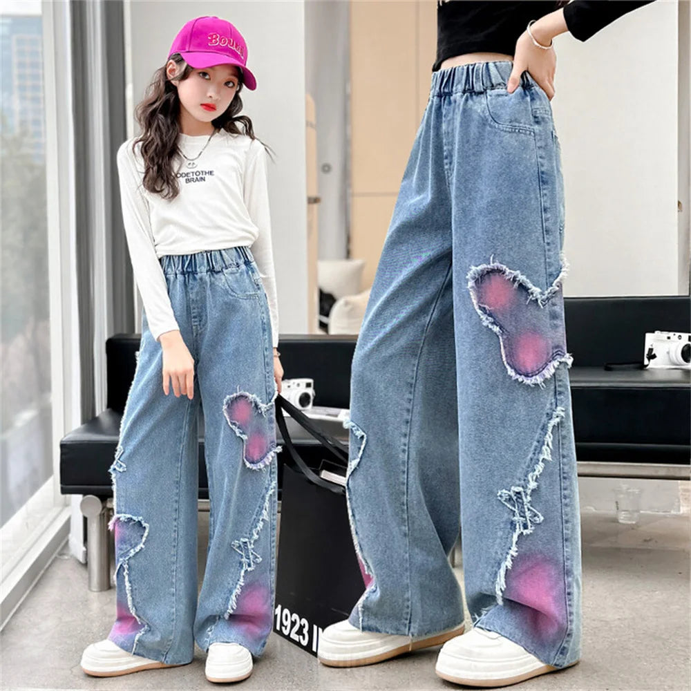 Butterfly Wide Leg Jean