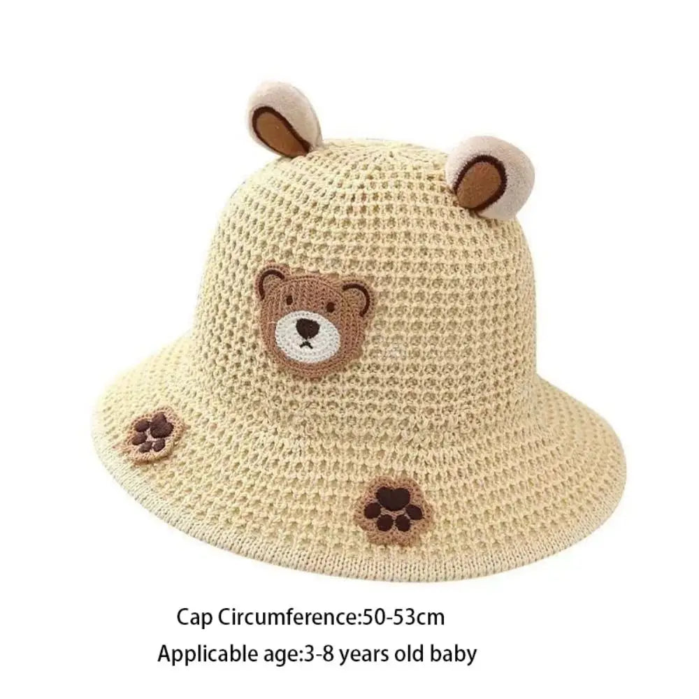 Bear Straw Sun Hat