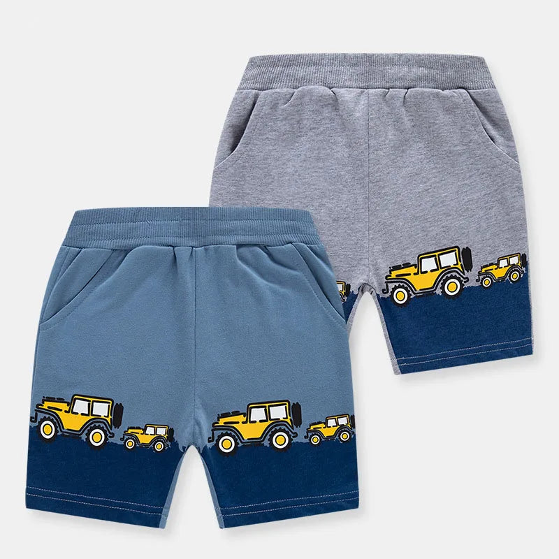 Car Print Shorts