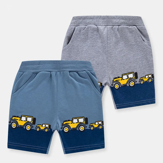 Car Print Shorts