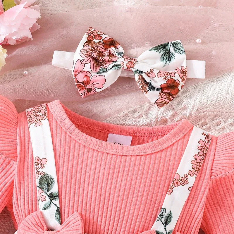 Floral Suspender Dress