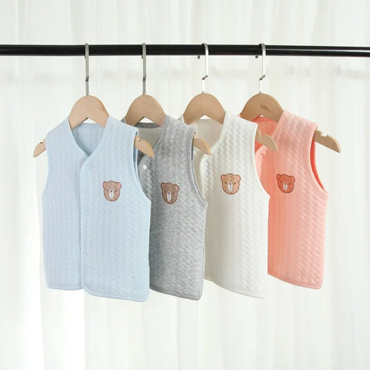 Sleeveless Bear Knit Vest
