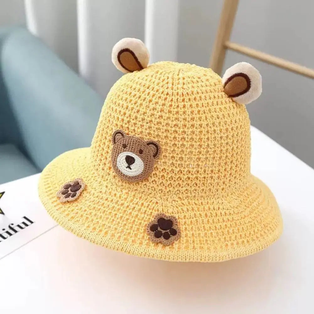 Bear Straw Sun Hat