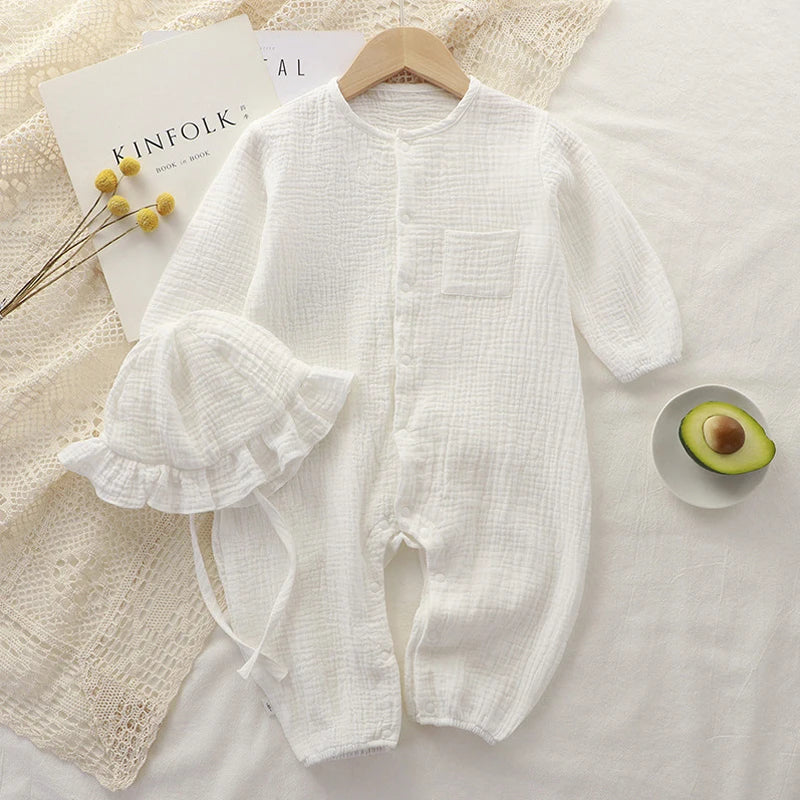 Sunshine Muslin Jumpsuit Set