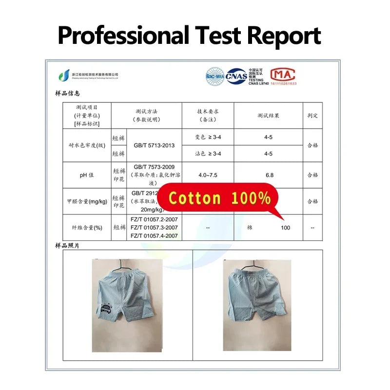 Cotton Breathable Shorts