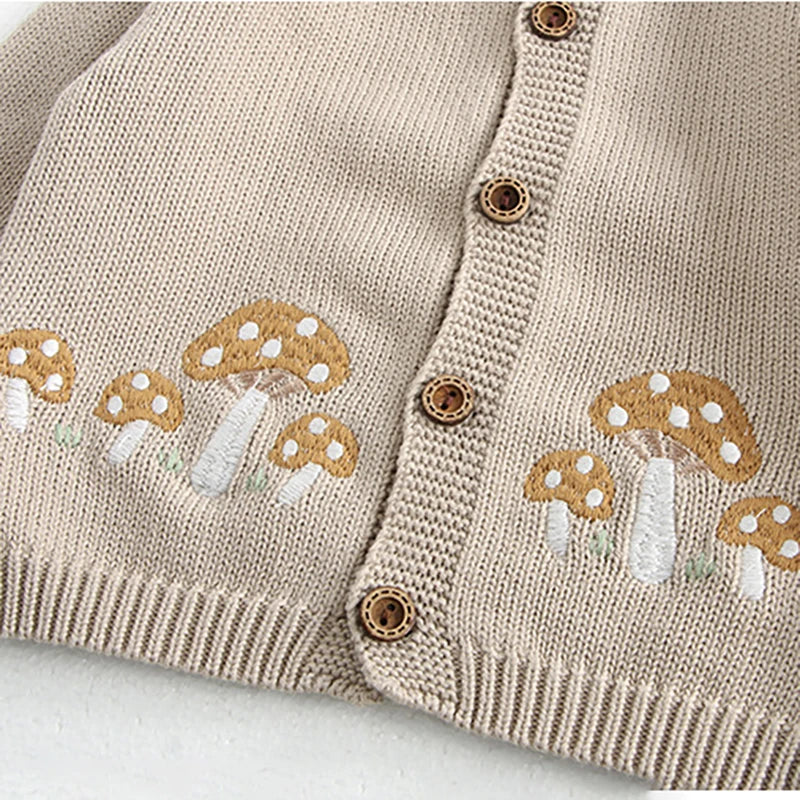 Mushroom Magic Cardigan Set