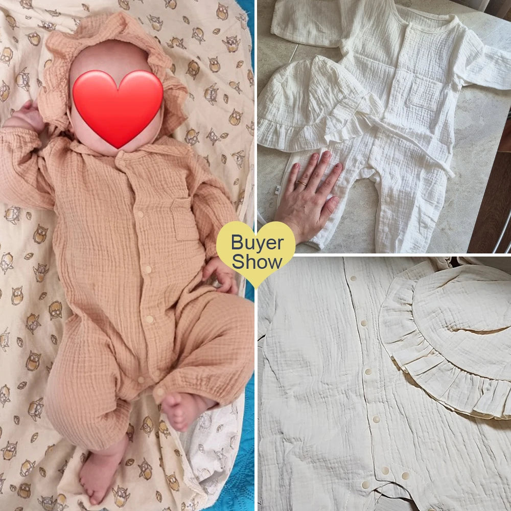 Sunshine Muslin Jumpsuit Set