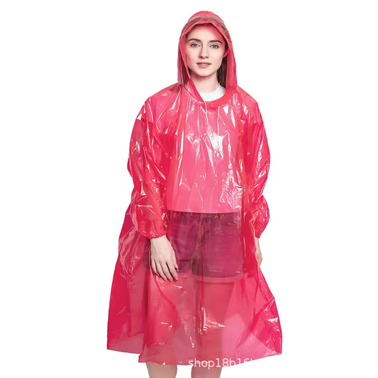 Portable Disposable Rain Poncho