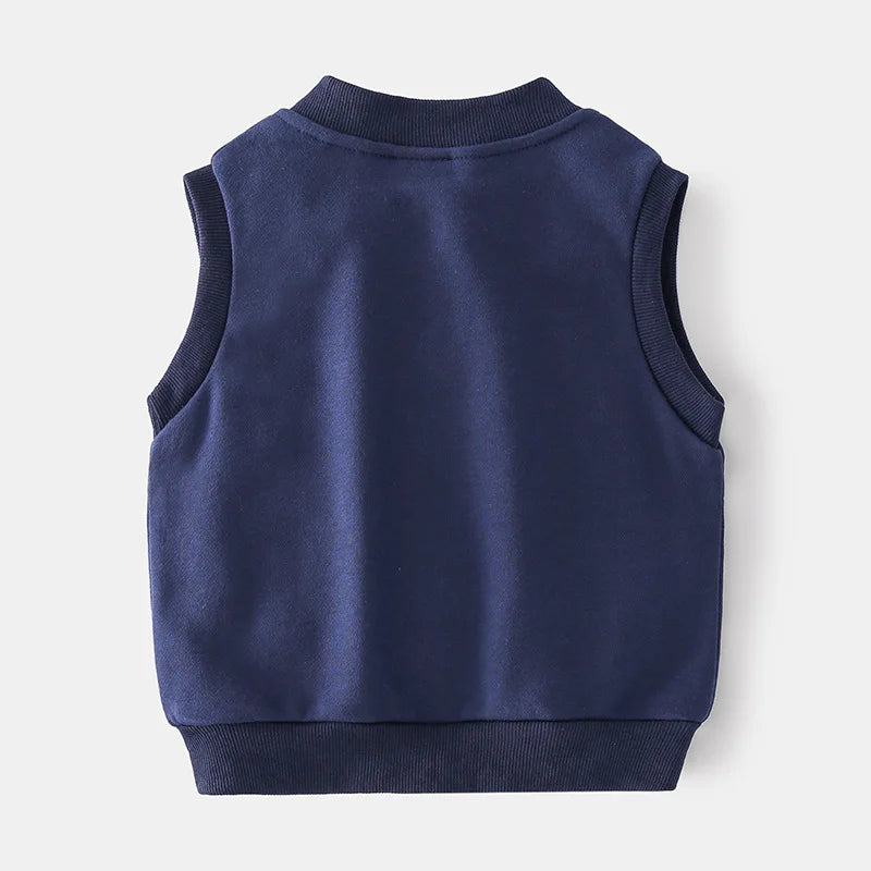 Cotton Zipper Vest
