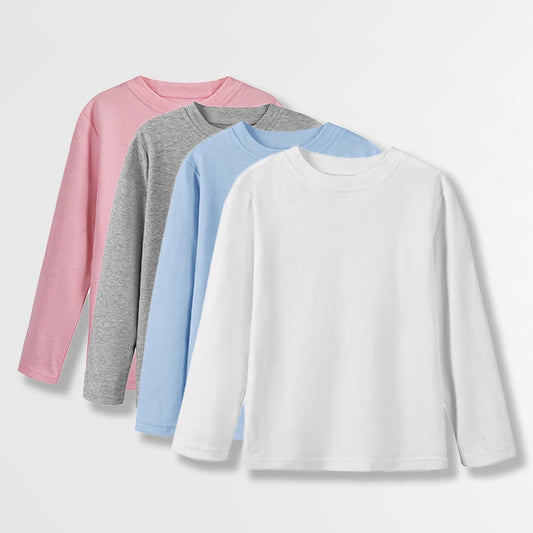 Solid Color Long Sleeve T-Shirt