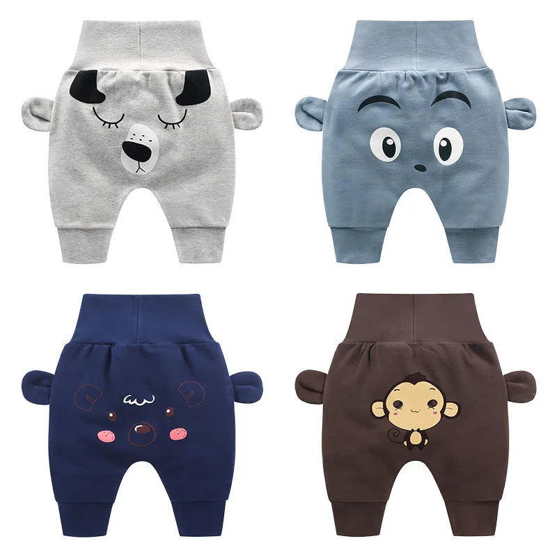 High Waist Animal Trousers