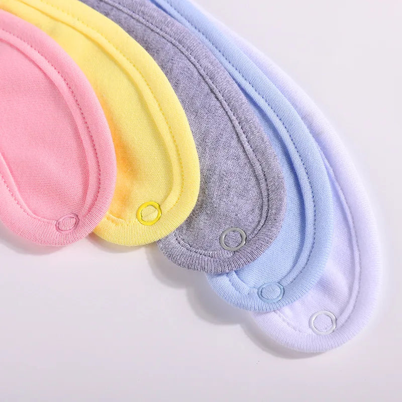 6-Pack Cotton Drool & Teething Bibs