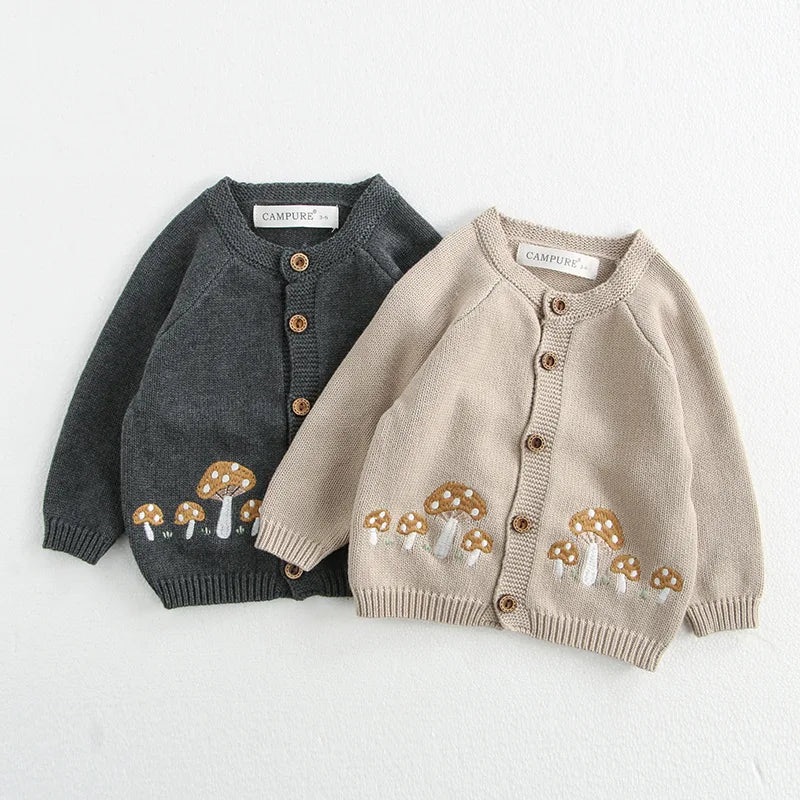 Mushroom Magic Cardigan Set